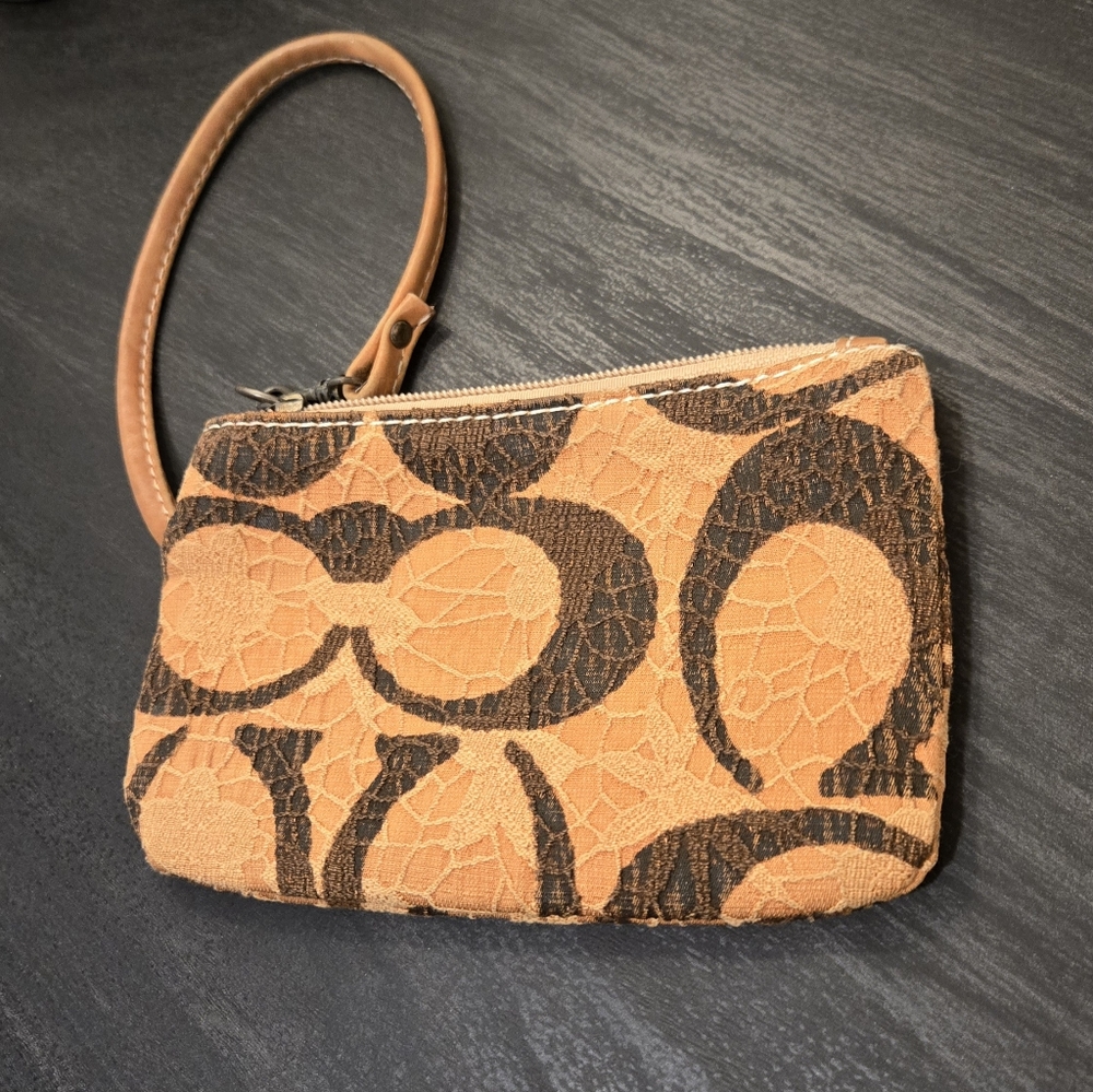 Vintage Coach Wristlet
